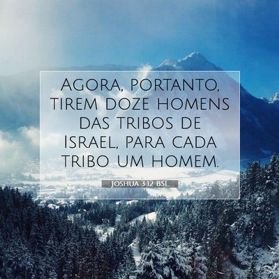 Joshua 3:12 Versículo Bíblico Explicado
