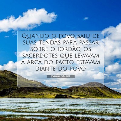 Joshua 3:14 Versículo Bíblico Explicado