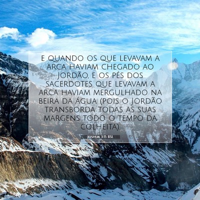 Joshua 3:15 Versículo Bíblico Explicado