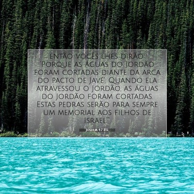 Joshua 4:7 Versículo Bíblico Explicado