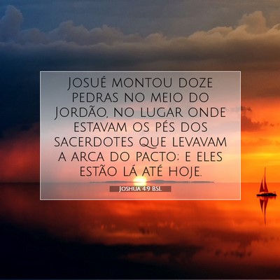 Joshua 4:9 Versículo Bíblico Explicado