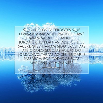 Joshua 4:18 Versículo Bíblico Explicado