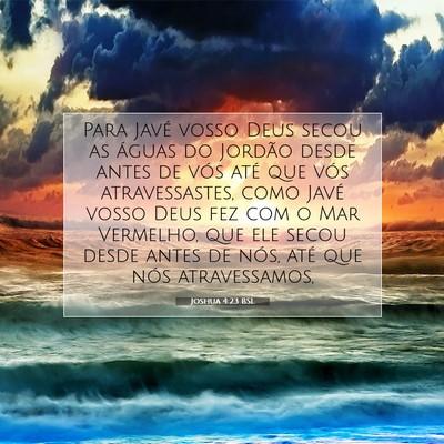 Joshua 4:23 Versículo Bíblico Explicado
