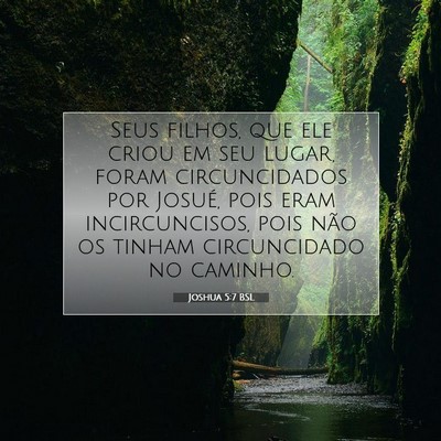 Joshua 5:7 Versículo Bíblico Explicado