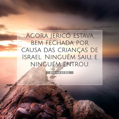 Joshua 6:1 Versículo Bíblico Explicado