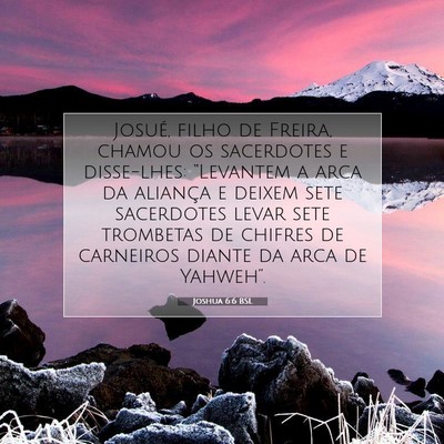 Joshua 6:6 Versículo Bíblico Explicado