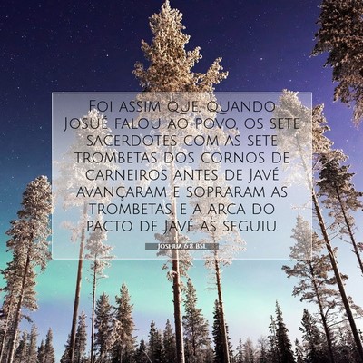 Joshua 6:8 Versículo Bíblico Explicado