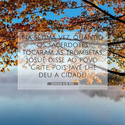 Joshua 6:16 Versículo Bíblico Explicado