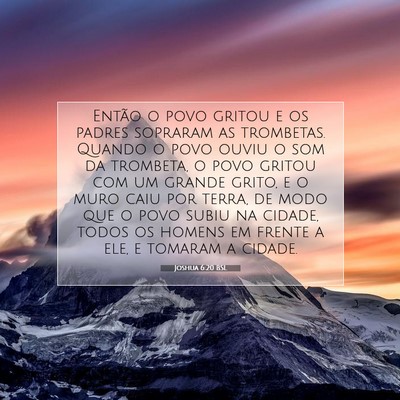Joshua 6:20 Versículo Bíblico Explicado