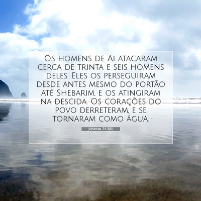 Joshua 7:5 Versículo Bíblico Explicado