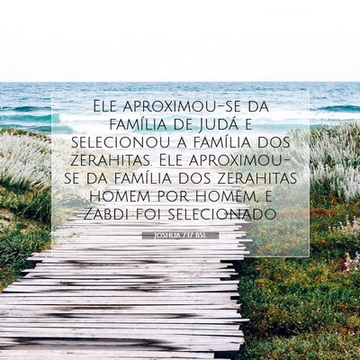 Joshua 7:17 Versículo Bíblico Explicado