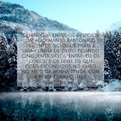 Joshua 7:21 Versículo Bíblico Explicado