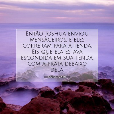 Joshua 7:22 Versículo Bíblico Explicado