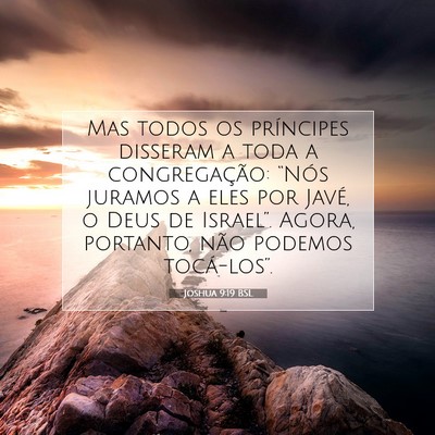 Joshua 9:19 Versículo Bíblico Explicado