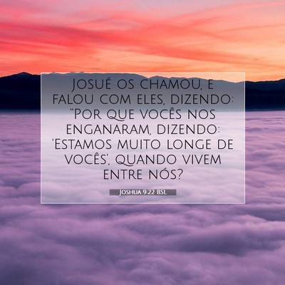 Joshua 9:22 Versículo Bíblico Explicado