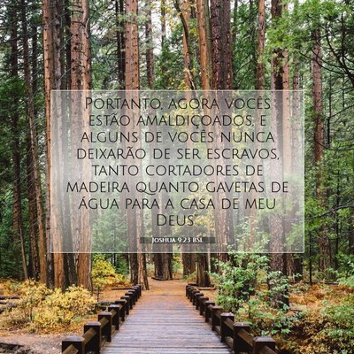 Joshua 9:23 Versículo Bíblico Explicado