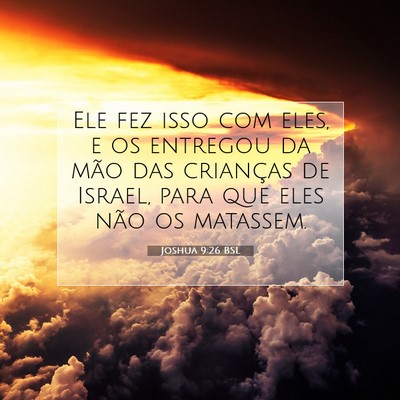Joshua 9:26 Versículo Bíblico Explicado