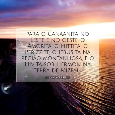 Joshua 11:3 Versículo Bíblico Explicado