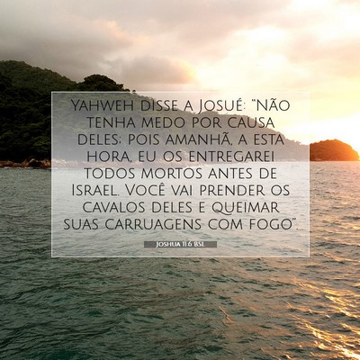 Joshua 11:6 Versículo Bíblico Explicado