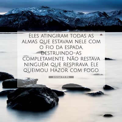 Joshua 11:11 Versículo Bíblico Explicado