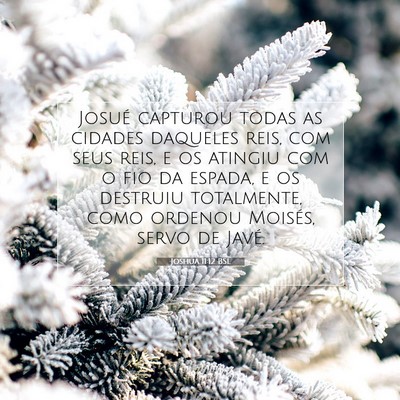 Joshua 11:12 Versículo Bíblico Explicado