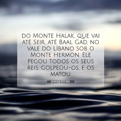 Joshua 11:17 Versículo Bíblico Explicado