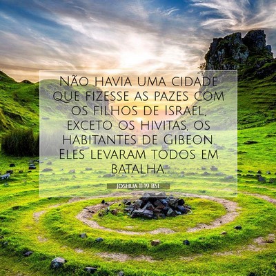 Joshua 11:19 Versículo Bíblico Explicado
