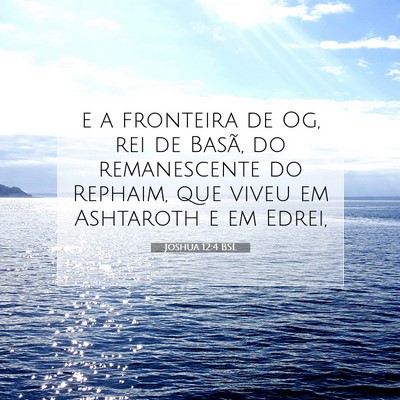 Joshua 12:4 Versículo Bíblico Explicado