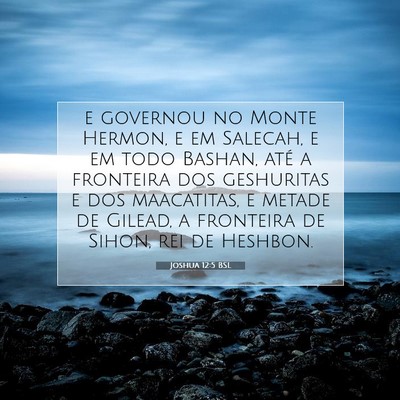 Joshua 12:5 Versículo Bíblico Explicado