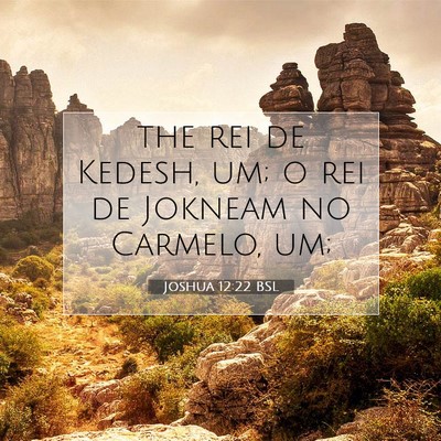 Joshua 12:22 Versículo Bíblico Explicado