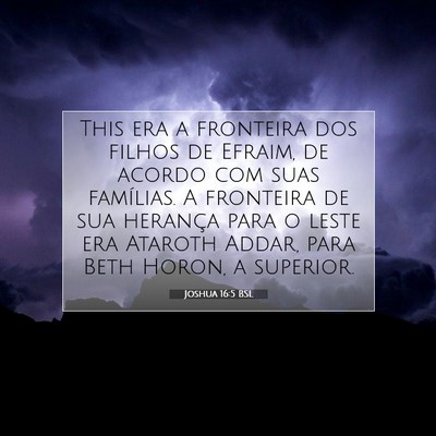 Joshua 16:5 Versículo Bíblico Explicado