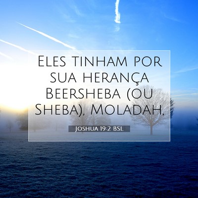 Joshua 19:2 Versículo Bíblico Explicado