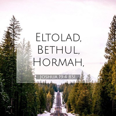 Joshua 19:4 Versículo Bíblico Explicado