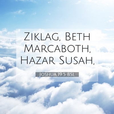 Joshua 19:5 Versículo Bíblico Explicado