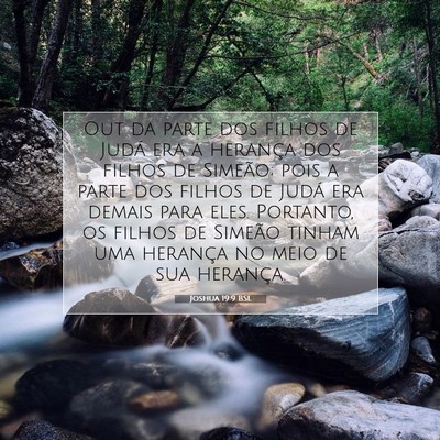 Joshua 19:9 Versículo Bíblico Explicado