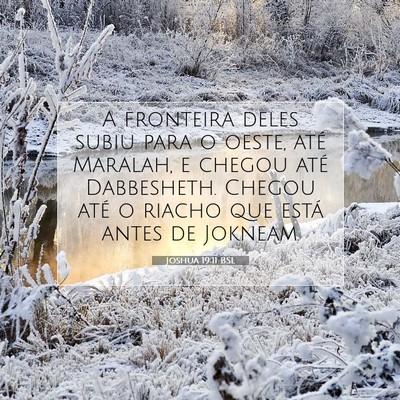 Joshua 19:11 Versículo Bíblico Explicado