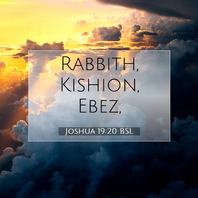 Joshua 19:20 Versículo Bíblico Explicado