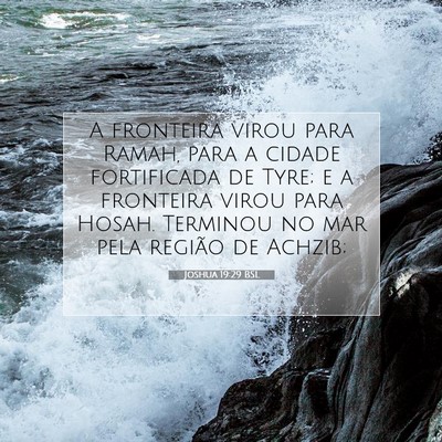 Joshua 19:29 Versículo Bíblico Explicado