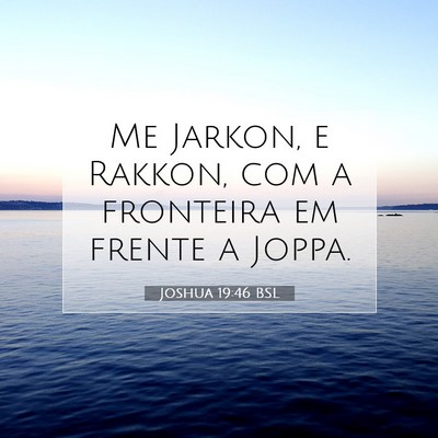 Joshua 19:46 Versículo Bíblico Explicado