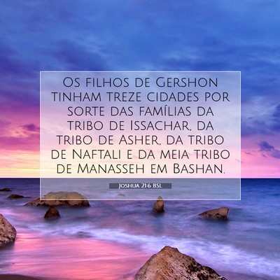 Joshua 21:6 Versículo Bíblico Explicado