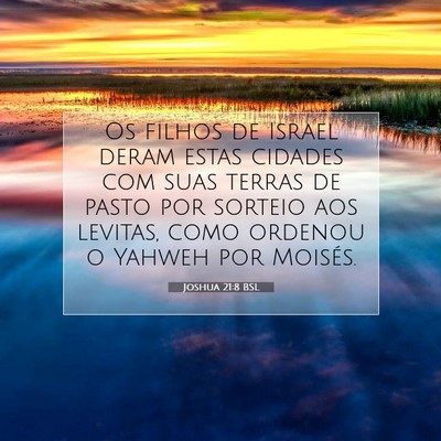 Joshua 21:8 Versículo Bíblico Explicado
