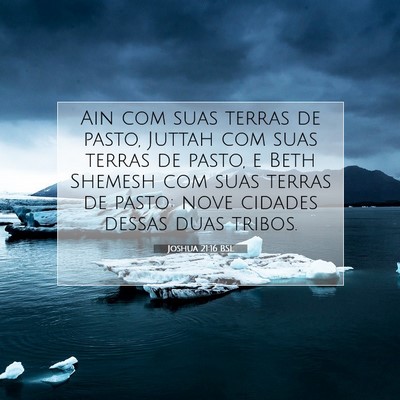 Joshua 21:16 Versículo Bíblico Explicado