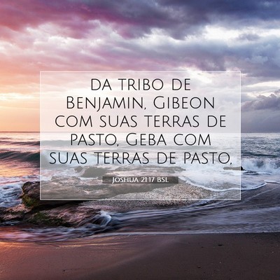 Joshua 21:17 Versículo Bíblico Explicado