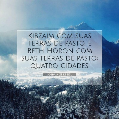 Joshua 21:22 Versículo Bíblico Explicado