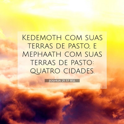 Joshua 21:37 Versículo Bíblico Explicado