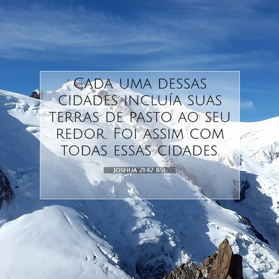 Joshua 21:42 Versículo Bíblico Explicado