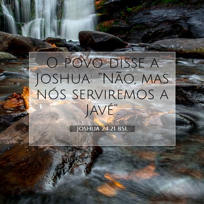 Joshua 24:21 Versículo Bíblico Explicado