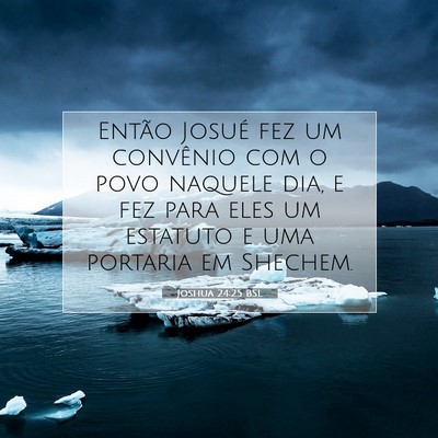 Joshua 24:25 Versículo Bíblico Explicado