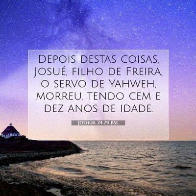 Joshua 24:29 Versículo Bíblico Explicado