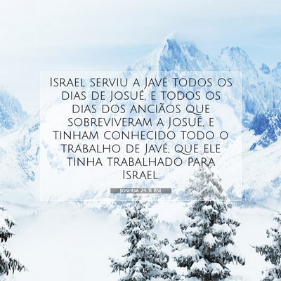Joshua 24:31 Versículo Bíblico Explicado